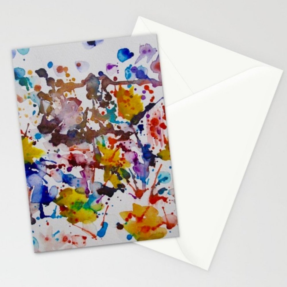 NWT - "After the Rain" Art Card and Envelope Sets (2), Artwork by Noora Elkoussy